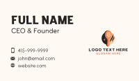 Shiny Hair Comb Business Card Preview