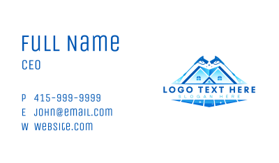 Pressure Washing Cleaner Business Card Image Preview