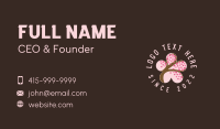 Cherry Blossom Flower Spa Business Card Image Preview