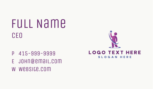 Human Coach Management Business Card Design Image Preview