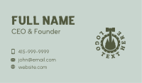 Hammer Tree Sawmill Carpentry Business Card Image Preview