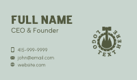 Hammer Tree Sawmill Carpentry Business Card Preview