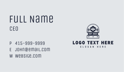 House Builder Roofing Business Card Image Preview