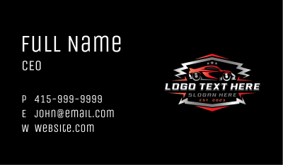 Car Automotive Garage Business Card Image Preview