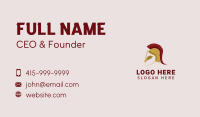 Spartan Warrior Helmet Business Card Image Preview