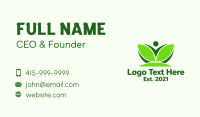 Abstract Natural Wellness Business Card Image Preview