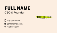 Gothic Business Brand Business Card Preview