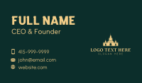 Asian Palace Temple Business Card Design