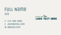 Organic Brand Wordmark Business Card Image Preview