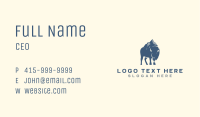 Mountain Buffalo Bison Business Card Image Preview