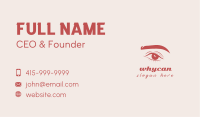 Eyelash & Eyebrow Makeup Business Card Image Preview