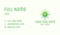 Green Lung Compass Business Card Image Preview