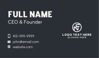 Circle Letter N & F  Business Card Image Preview