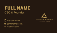 Elegant Triangle Pyramid Business Card Image Preview
