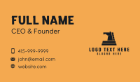 Horse Chess Tournament  Business Card Design