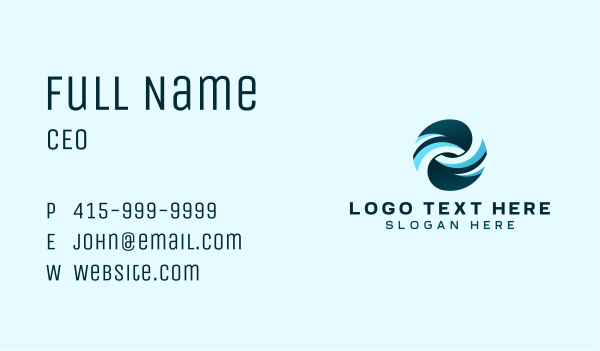 Creative Media Wave Business Card Design Image Preview