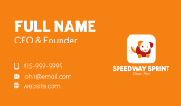 Dog Waggy Tail Business Card Image Preview