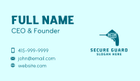 Blue Drill Home Improvement Business Card Image Preview