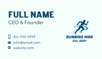 Gym Fitness Run Business Card Image Preview