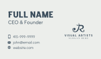 Generic Swoosh Studio Letter R Business Card Image Preview