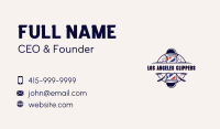 Barber Grooming Salon Business Card Image Preview