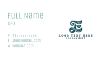 Retro Jewelry Accessory Business Card Image Preview