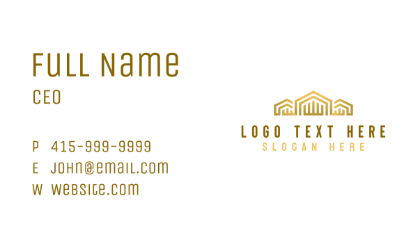 Premium Roof Renovation Business Card Design Image Preview
