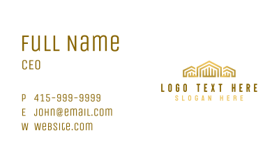 Premium Roof Renovation Business Card Image Preview