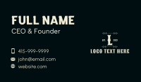 Classic Western Lettermark Business Card Image Preview