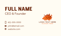 Roast Pig Flame Business Card Image Preview