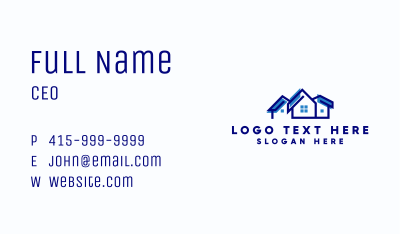 Residential House Property Business Card Image Preview
