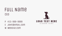 Puppy Dog Grooming Business Card Image Preview