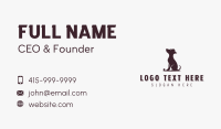 Puppy Dog Grooming Business Card Design