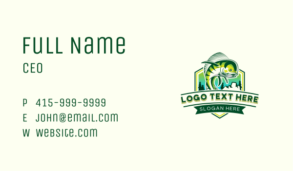 Fish Seafood Fishing Business Card Design Image Preview