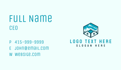 House Roof Cleaning  Business Card Image Preview