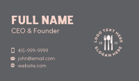 Generic Diner Badge Business Card Image Preview