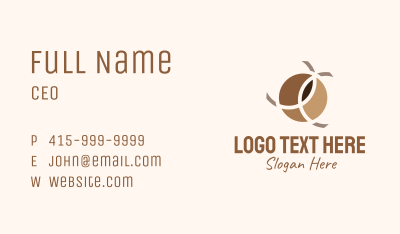 Modern Coffee Store Business Card