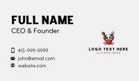 Crab Seafood Restaurant Business Card Preview