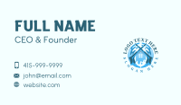 Pressure Washer Water House Business Card Design