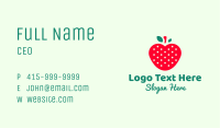 Strawberry Fruit Business Card Image Preview