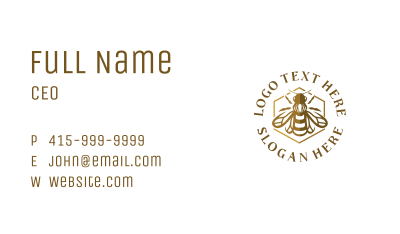 Honey Bee Wings Business Card Image Preview