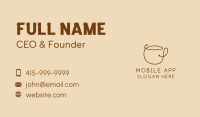 Coffee Cup Scribble  Business Card Image Preview