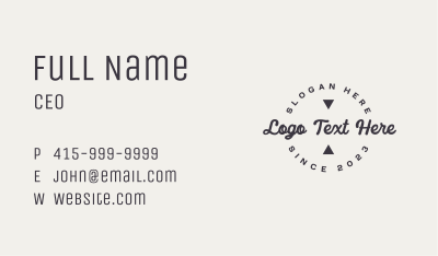 Black Generic Business Brand  Business Card Image Preview