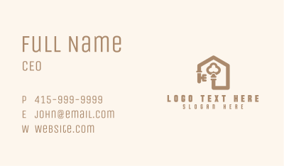 Key House Real Estate Business Card Image Preview