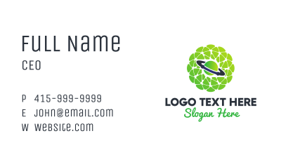 Green Network Eco Planet Business Card