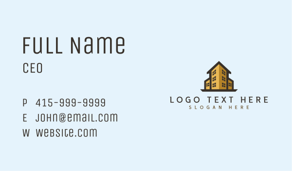 Building Apartment Housing Business Card Design Image Preview