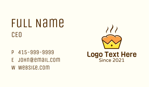 Hot Royal Bread Business Card Design Image Preview