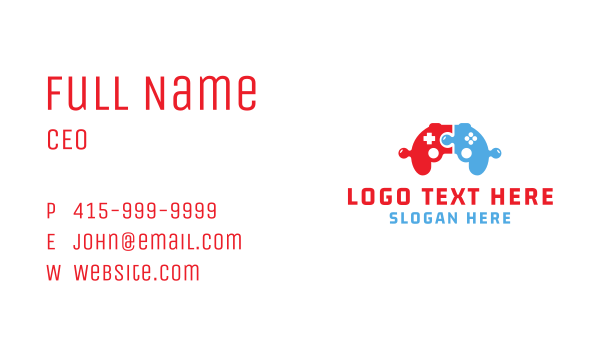 Puzzle Game Business Card Design Image Preview