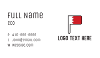 Abstract Bahrain Flag Business Card Image Preview