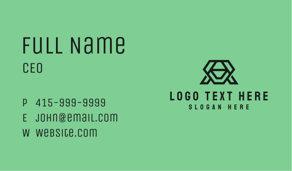 Letter A Company  Business Card Design Image Preview